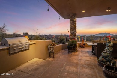 GOLF MEMBERSHIP AVAILABLE (with club approval) Dramatic sunset on Desert Mountain Golf Club - Renegade Course in Arizona - for sale on GolfHomes.com, golf home, golf lot