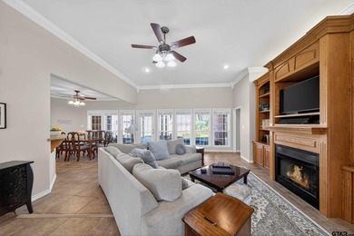 This beautifully maintained 4-bedroom, 2-bath traditional brick on Hide-A-Way Lake Golf Course in Texas - for sale on GolfHomes.com, golf home, golf lot