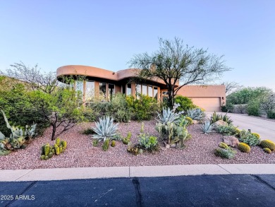 Driving up to this home you will immediately notice the dramatic on Rancho Manana Golf Club in Arizona - for sale on GolfHomes.com, golf home, golf lot