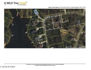 Water view! Nearly an acre total in these two gorgeous, cleared on Lake Tansi Village Country Club in Tennessee - for sale on GolfHomes.com, golf home, golf lot