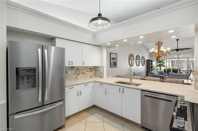 Welcome to this impeccably updated two-bedroom plus den on Glen Eagle Golf and Country Club in Florida - for sale on GolfHomes.com, golf home, golf lot