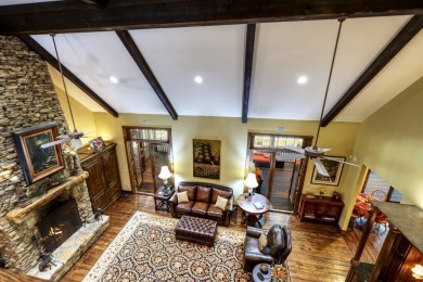 This stunning home sits on a private 2.45 ac. lot with lots of on Lake Toxaway Country Club in North Carolina - for sale on GolfHomes.com, golf home, golf lot