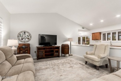 Experience this 2-bedroom retreat in the 55+ community of Sun on Grandview Golf Course in Arizona - for sale on GolfHomes.com, golf home, golf lot