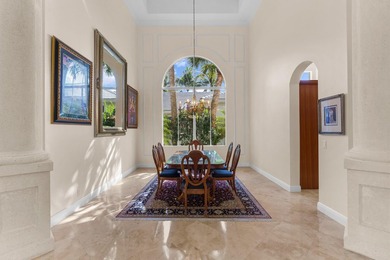 Elegant, expanded Carrington model with rare golf membership on Mizner Country Club in Florida - for sale on GolfHomes.com, golf home, golf lot