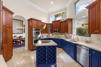 Elegant, expanded Carrington model with rare golf membership on Mizner Country Club in Florida - for sale on GolfHomes.com, golf home, golf lot