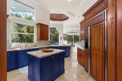 Elegant, expanded Carrington model with rare golf membership on Mizner Country Club in Florida - for sale on GolfHomes.com, golf home, golf lot