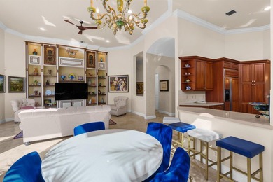 Elegant, expanded Carrington model with rare golf membership on Mizner Country Club in Florida - for sale on GolfHomes.com, golf home, golf lot