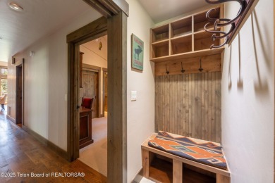 Luxury Golf  Tennis cabin overlooking open space with Cottonwood on Jackson Hole Golf and Tennis Club in Wyoming - for sale on GolfHomes.com, golf home, golf lot
