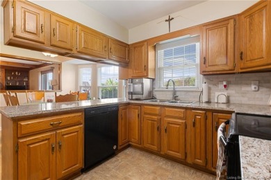 Welcome home to this beautiful 4-bedroom, 2.5-bath all-brick on Jeffersonville Elks Golf Club in Indiana - for sale on GolfHomes.com, golf home, golf lot