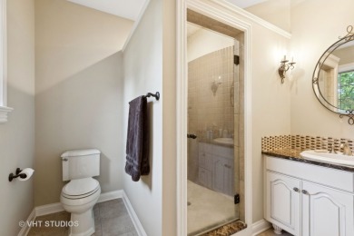 This exquisite custom beauty can be found in the gorgeous on Woodstock Country Club in Illinois - for sale on GolfHomes.com, golf home, golf lot