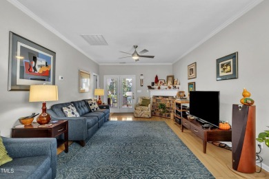 As you enter your new home nestled between the 15th and 16th on Hedingham Golf and Athletic Club in North Carolina - for sale on GolfHomes.com, golf home, golf lot