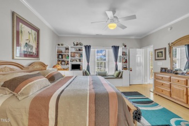 As you enter your new home nestled between the 15th and 16th on Hedingham Golf and Athletic Club in North Carolina - for sale on GolfHomes.com, golf home, golf lot