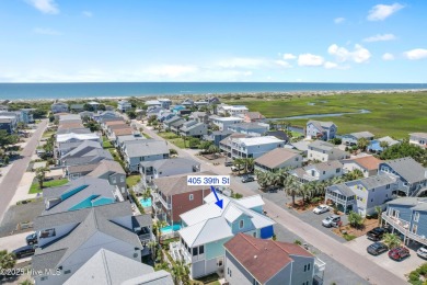 Charming Sunset Beach House custom built in 2023 is simply on Oyster Bay Golf Links in North Carolina - for sale on GolfHomes.com, golf home, golf lot