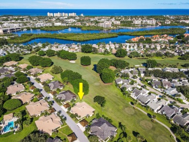 This Stunning wide golf course view 2/2 updated Villa overlooks on Jonathans Landing Golf Club in Florida - for sale on GolfHomes.com, golf home, golf lot