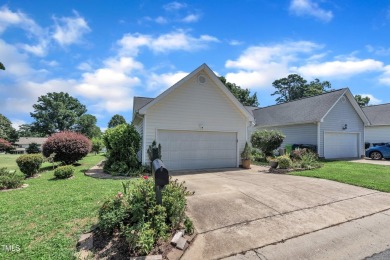 As you enter your new home nestled between the 15th and 16th on Hedingham Golf and Athletic Club in North Carolina - for sale on GolfHomes.com, golf home, golf lot