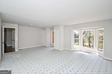 Beautiful brick and HardiePlank home located directly across on Chattahoochee Golf Course in Georgia - for sale on GolfHomes.com, golf home, golf lot