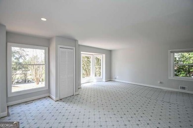 Beautiful brick and HardiePlank home located directly across on Chattahoochee Golf Course in Georgia - for sale on GolfHomes.com, golf home, golf lot