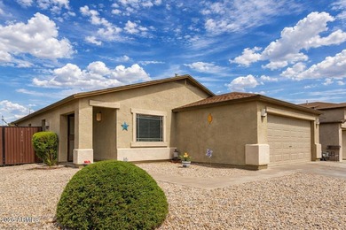 Single-story home on a premium corner lot with a pool in Johnson on The Golf Club At Johnson Ranch in Arizona - for sale on GolfHomes.com, golf home, golf lot