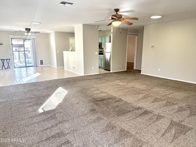 Single-story home on a premium corner lot with a pool in Johnson on The Golf Club At Johnson Ranch in Arizona - for sale on GolfHomes.com, golf home, golf lot