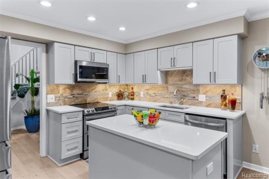 Nestled along a picturesque golf course and completely updated on Oak Pointe Country Club in Michigan - for sale on GolfHomes.com, golf home, golf lot