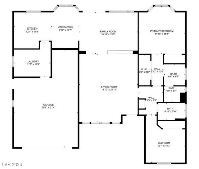 Popular 1,804 sq. ft. Silverton model, featuring 2 beds & 2 on Palm Valley Golf Course in Nevada - for sale on GolfHomes.com, golf home, golf lot