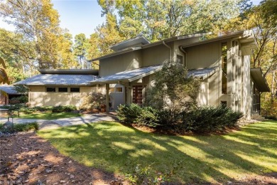 Stunning Mid-Century Home with Views of the 14th hole at on Colonial Country Club in North Carolina - for sale on GolfHomes.com, golf home, golf lot