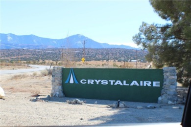 Stunning  1/2  Acre Lot in Crystalaire - Perfect for Your Dream on Crystalaire Country Club in California - for sale on GolfHomes.com, golf home, golf lot