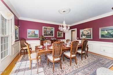 Welcome to a truly exceptional residence, nestled on over an on Governors Club in North Carolina - for sale on GolfHomes.com, golf home, golf lot