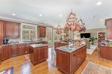 Welcome to a truly exceptional residence, nestled on over an on Governors Club in North Carolina - for sale on GolfHomes.com, golf home, golf lot