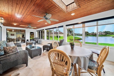 This premium water view residence offers 2,660 sq ft of living on Hunters Run Golf and Country Club in Florida - for sale on GolfHomes.com, golf home, golf lot