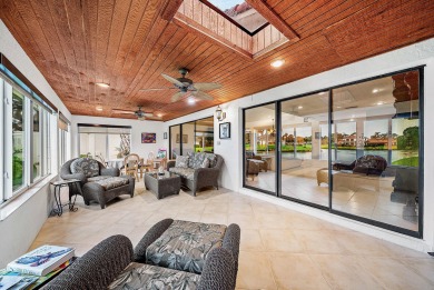 This premium water view residence offers 2,660 sq ft of living on Hunters Run Golf and Country Club in Florida - for sale on GolfHomes.com, golf home, golf lot