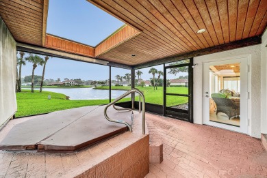 This premium water view residence offers 2,660 sq ft of living on Hunters Run Golf and Country Club in Florida - for sale on GolfHomes.com, golf home, golf lot