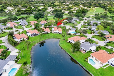 This premium water view residence offers 2,660 sq ft of living on Hunters Run Golf and Country Club in Florida - for sale on GolfHomes.com, golf home, golf lot