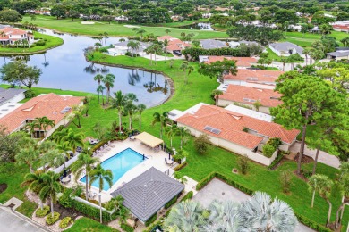 This premium water view residence offers 2,660 sq ft of living on Hunters Run Golf and Country Club in Florida - for sale on GolfHomes.com, golf home, golf lot