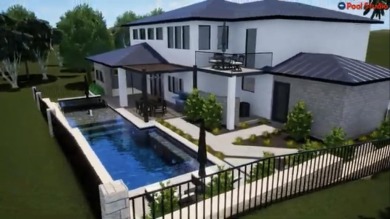 Stylish Hill Country contemporary home backing up to the #1 tee on Apple Rock Golf Course - Horseshoe Bay in Texas - for sale on GolfHomes.com, golf home, golf lot