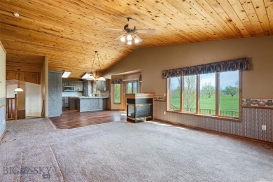 Stunning home on the 3rd green of the Three Forks Golf Course! on Headwaters Golf Course in Montana - for sale on GolfHomes.com, golf home, golf lot