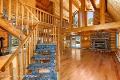 Your dream cabin in the woods awaits you.  Built by the original on Star Valley RV Golf Course in Wyoming - for sale on GolfHomes.com, golf home, golf lot