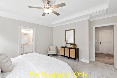 Custom-Built True Ranch by Ken Harvey Homes in Lake Royale-a on River Golf and Country Club at Lake Royale in North Carolina - for sale on GolfHomes.com, golf home, golf lot