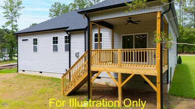 Custom-Built True Ranch by Ken Harvey Homes in Lake Royale-a on River Golf and Country Club at Lake Royale in North Carolina - for sale on GolfHomes.com, golf home, golf lot