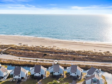 3BR/2.5BA Ocean-facing villa with unobstructed views of the on Bald Head Island Golf Club in North Carolina - for sale on GolfHomes.com, golf home, golf lot