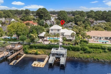 A rare blend of modern elegance and waterfront serenity, 3788 on Myrtlewood Golf Course and Club  in South Carolina - for sale on GolfHomes.com, golf home, golf lot