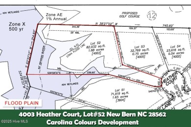 This 1.88 acre cul-de-sac lot backs up to the 12th fairway in on Carolina Colours Golf Club in North Carolina - for sale on GolfHomes.com, golf home, golf lot