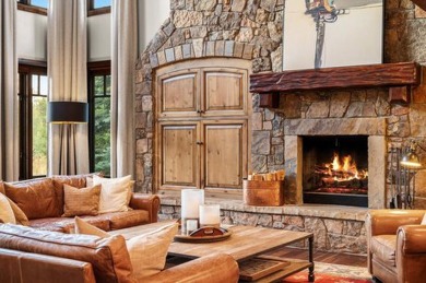 Nestled in natural beauty, this updated lodge-style estate home on Osprey Meadows at Tamarack Resort in Idaho - for sale on GolfHomes.com, golf home, golf lot