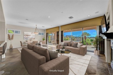 Amazing views offering city, mountain , golf course & water on Anthem Country Club in Nevada - for sale on GolfHomes.com, golf home, golf lot