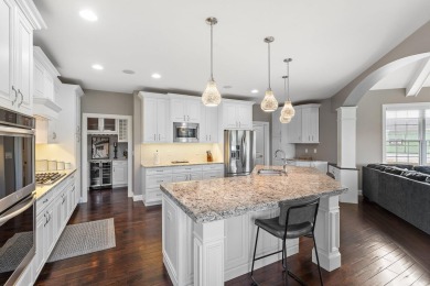 Discover this stunning custom-built home in the highly on Sand Creek Golf and Country Club  in Indiana - for sale on GolfHomes.com, golf home, golf lot