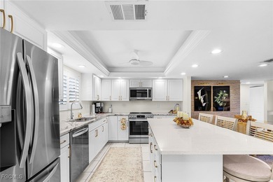 Discover this charming 1st-floor condo in Carriedale Gardens on Fiddlesticks Country Club in Florida - for sale on GolfHomes.com, golf home, golf lot