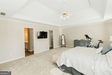 At No fault to seller this Stunning 5-Bedroom Home on the 14th on Mirror Lake Golf Club in Georgia - for sale on GolfHomes.com, golf home, golf lot