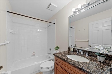 Step into a peaceful retreat designed for effortless everyday on Estero Country Club in Florida - for sale on GolfHomes.com, golf home, golf lot