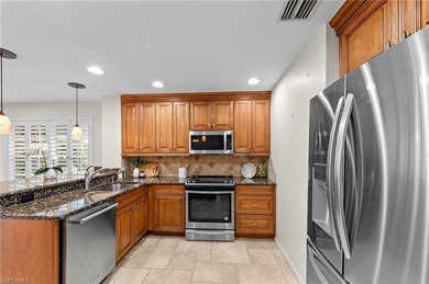 Step into a peaceful retreat designed for effortless everyday on Estero Country Club in Florida - for sale on GolfHomes.com, golf home, golf lot