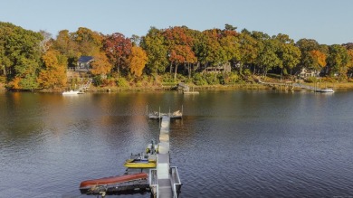 If you are a water lover, THIS is an incredible waterfront on Birchwood Country Club in Connecticut - for sale on GolfHomes.com, golf home, golf lot